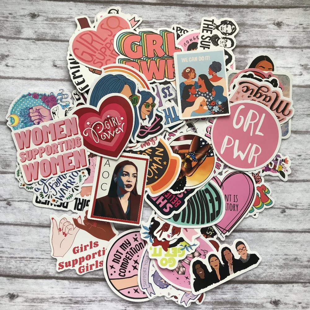 Feminist Stickers 60 Pack